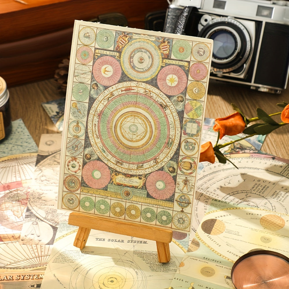 60 Sheets of Vintage Scrapbook Paper for DIY Journaling and Scrapbooking