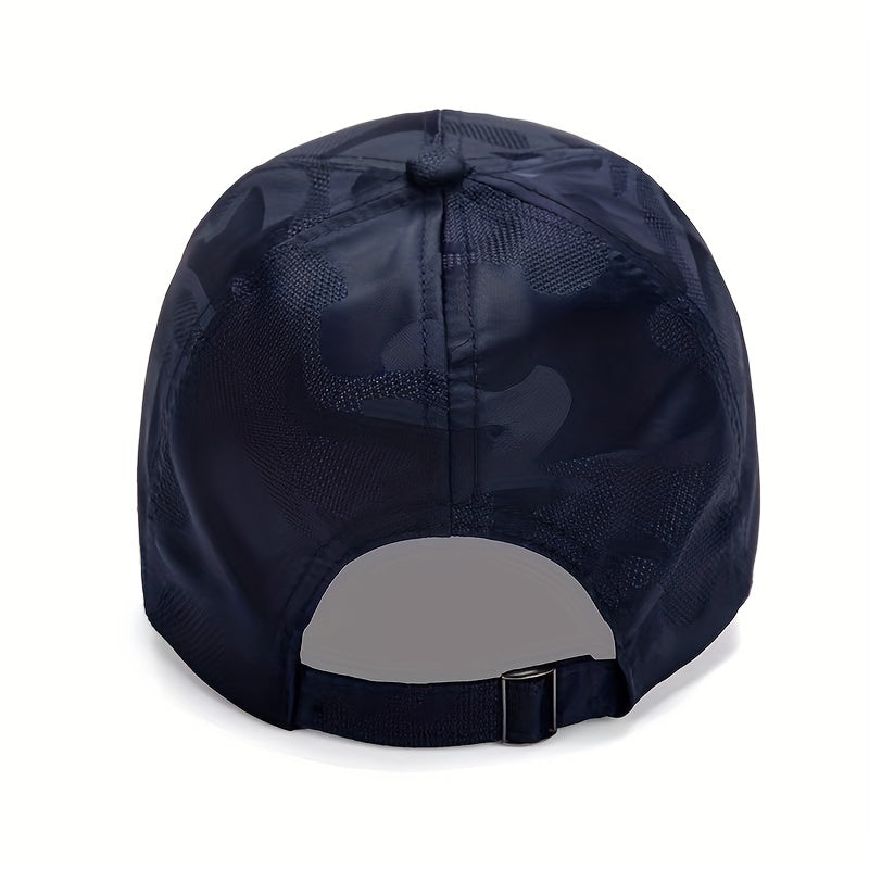 American Flag Bull Camo Baseball Cap