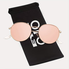 EYEOJO Round Polarized Sunglasses Retro Circle Sunglasses