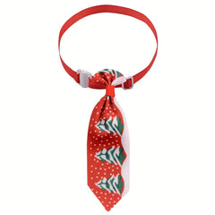 Christmas Pet Dress Up Collar Cartoon Dog Bow Tie