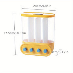 Food Dispenser Grain Storage Tank Sealed Moisture Proof Rice Bucket