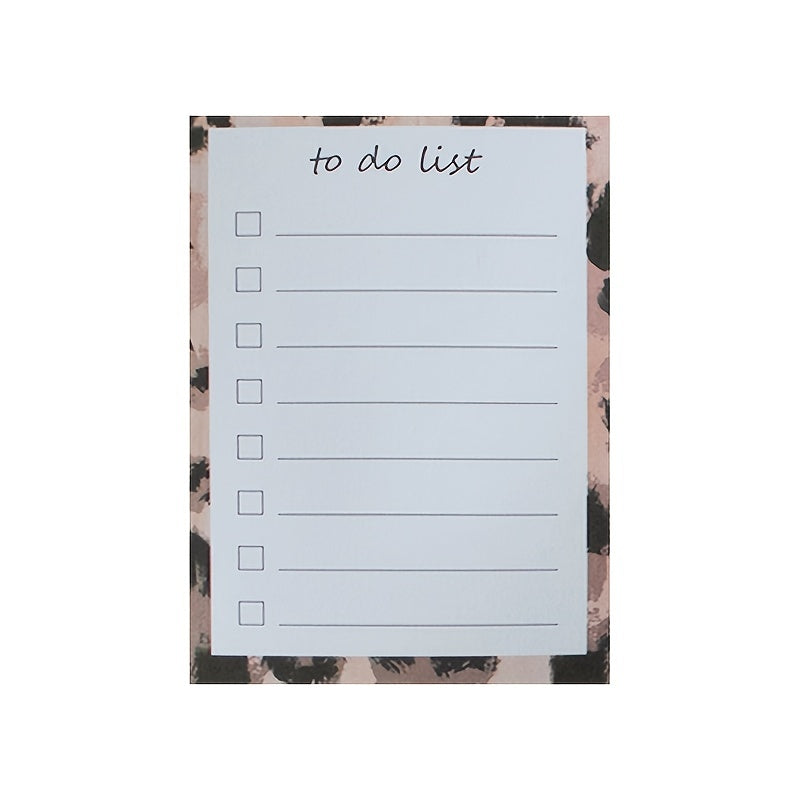 Leopard Pattern Memo Pad Tearable Sticky Note Notepad