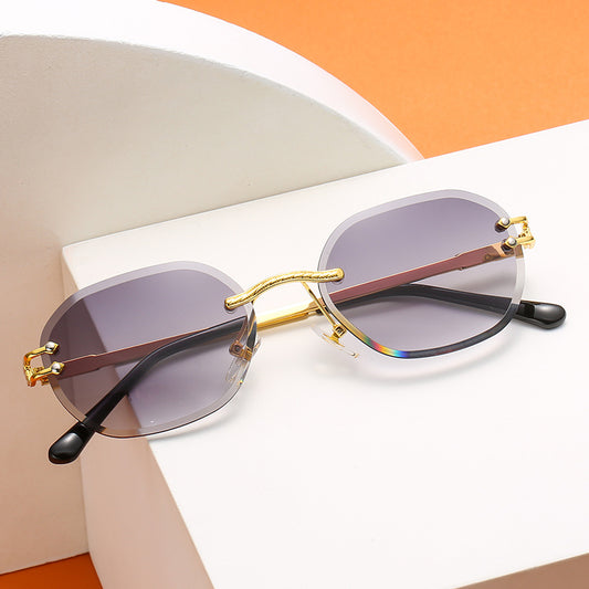 Vintage Frameless Hip Hop Glasses