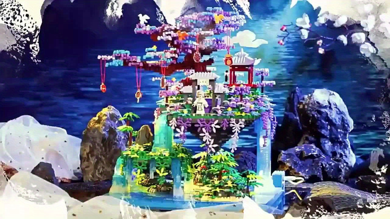 Fantasy Fairy Castle Building Blocks Set ABS Material DIY Construction Kit