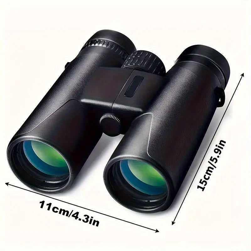 10X42 Straight Tube Binoculars High Definition Compact Lightweight Outdoor Sport