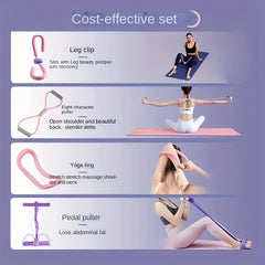 4pcs Yoga Equipment Set for Body Training Muscle Flexibility