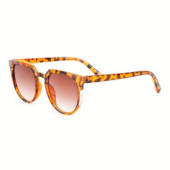 Round Sunglasses Gradient Metal Decor Sun Shades UV400