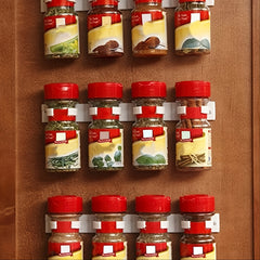 Universal Spice Jar Clips Organizer for Refrigerators