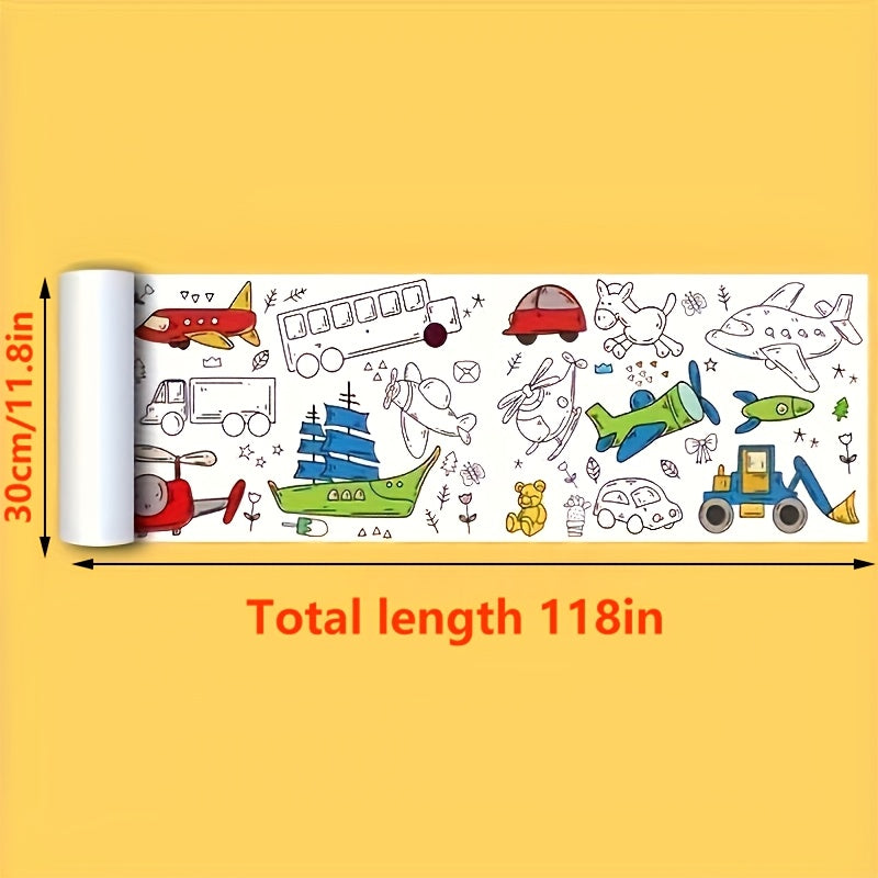 Graffiti Paper Roll for Coloring and Painting Gift