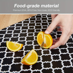 Non Adhesive Kitchen Shelf Liner Roll Double Sided Non Slip Decorative Mat