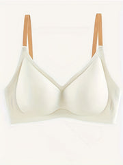 Seamless Wireless Bra Comfy Push Up Everyday Bra Women's Lingerie