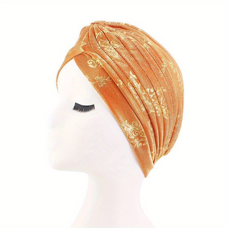 Boho Floral Head Scarf Cap Chemo Hats