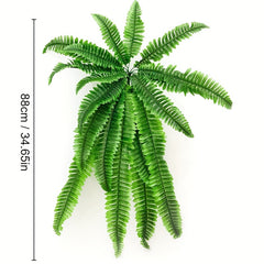 Artificial Boston Fern Bush 48Inch Faux Greenery Room Decor
