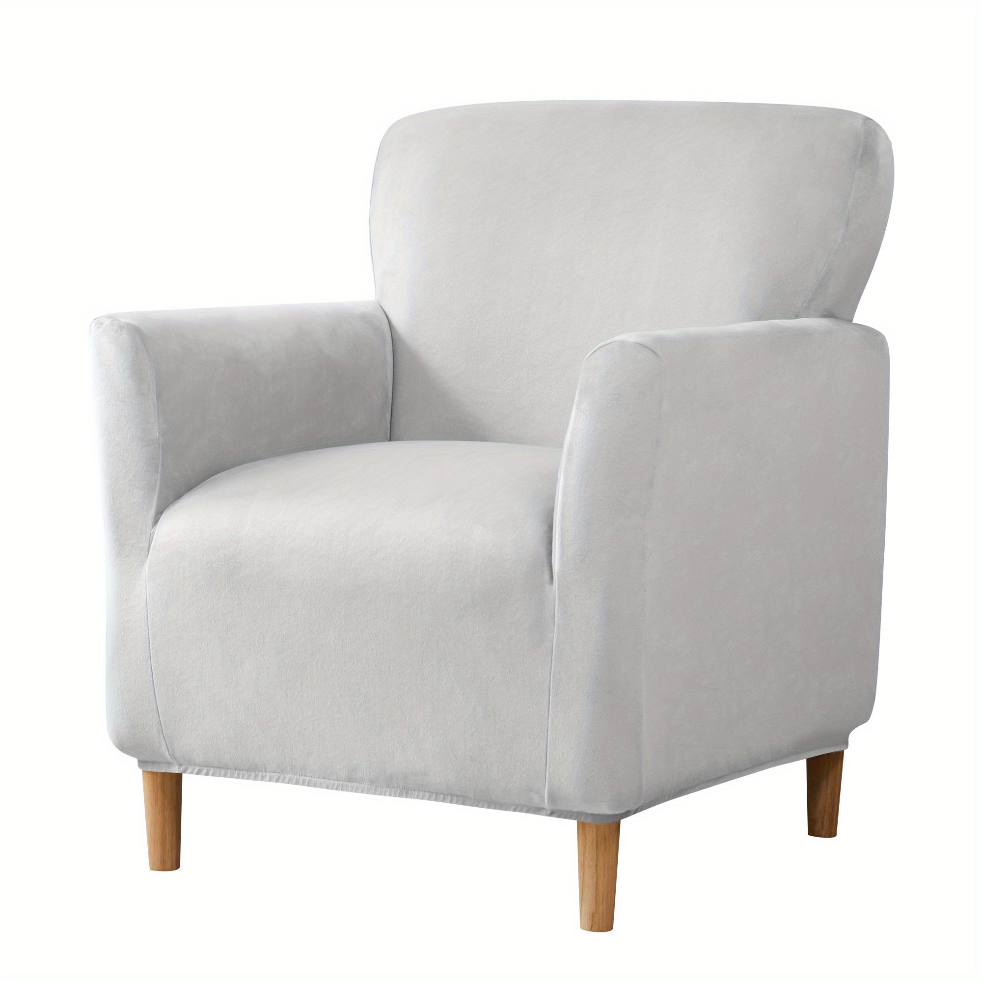 Soft Velvet Armchair Slipcover Non-slip Furniture Protector Home Decor
