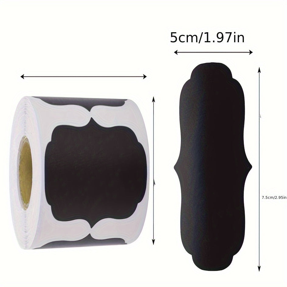 180 Sheets Waterproof Blackboard Sticker Labels