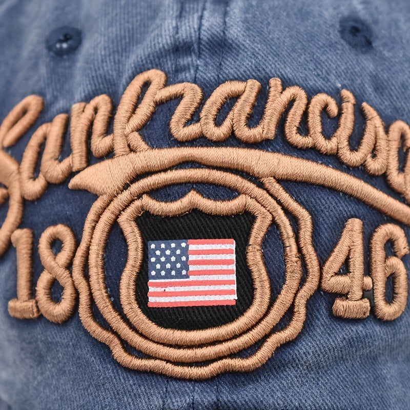American Flag 3D Embroidered Baseball Cap