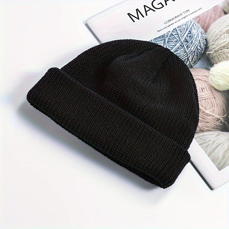 Outdoor Warm Knitted Beanie Hat for Autumn & Winter