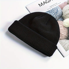 Outdoor Warm Knitted Beanie Hat for Autumn & Winter