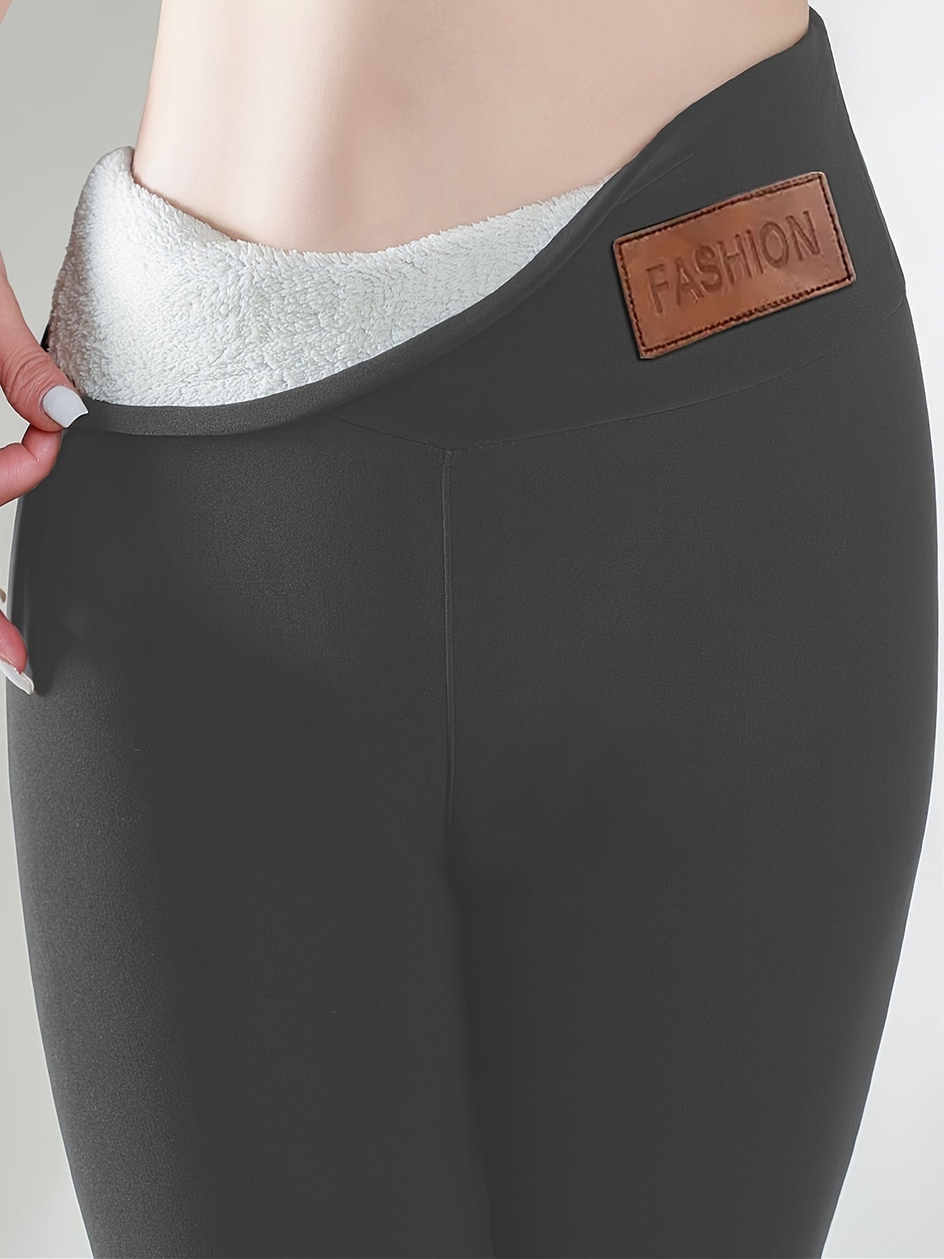 Fleece Warm Sports Leggings High Waist Yoga Tight Pants Women's Activewear