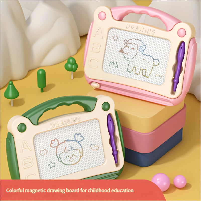 Kids Drawing Board Erasable Doodle Writing Pad - Easter Party