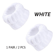Solid Plush Wrist Band 2pcs for Girls