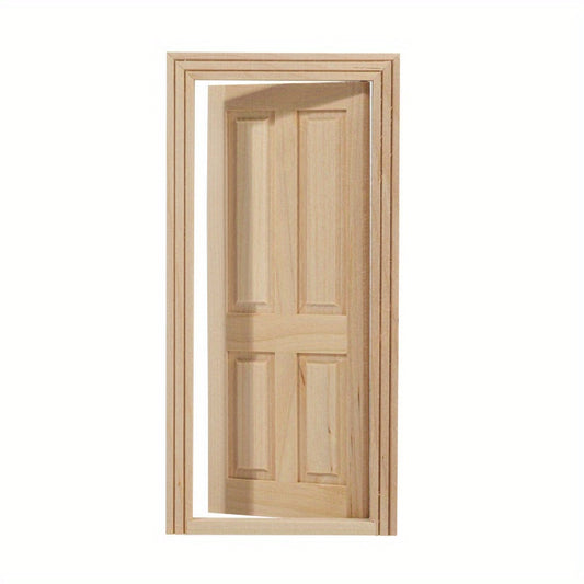 DIY 1:12 Dollhouse Door & Window Kit - Paintable Model Accessories