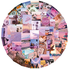 62pcs Colorful California Sunshine Graffiti Stickers for Fun
