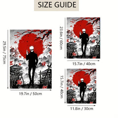 Japanese Anime Cartoon Character Painting On Canvas Wall Art
