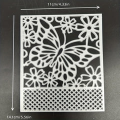 1pc Butterfly Background Mold Metal Embossing Scrapbooking Cutting