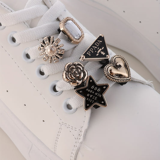 Unisex Shoe Buckle OL Shoelace Decoration DIY Matching 10pcs