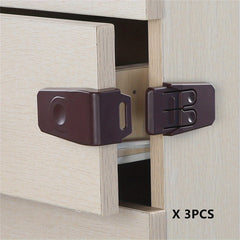 Baby Cabinet Door Safety Lock Buckle Child Proofing Drawer Lock