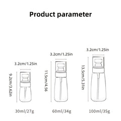 Refillable Portable Spray Bottles for Skin Care 30 60 100ml