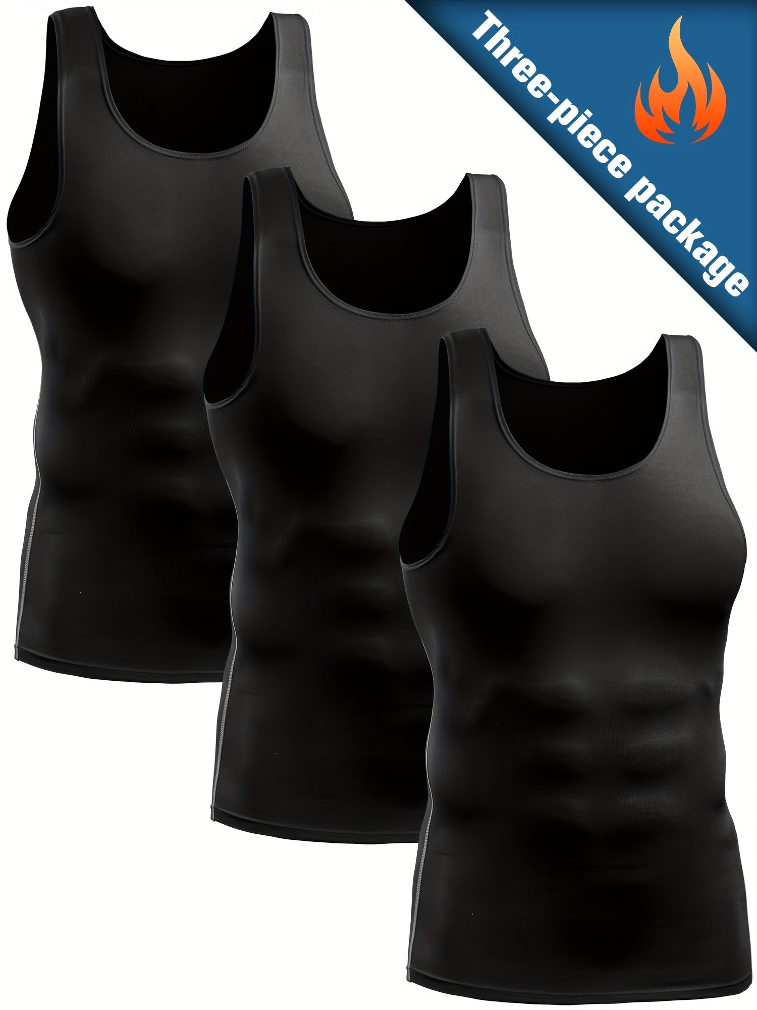 Men's Sleeveless High Stretch Base Layer Tank Top