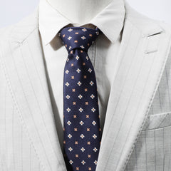 Men's Small Flower Tie for Business Attire