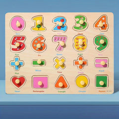 1 2 3 Years Old Kids Hand Scratching Puzzle Board Blocks