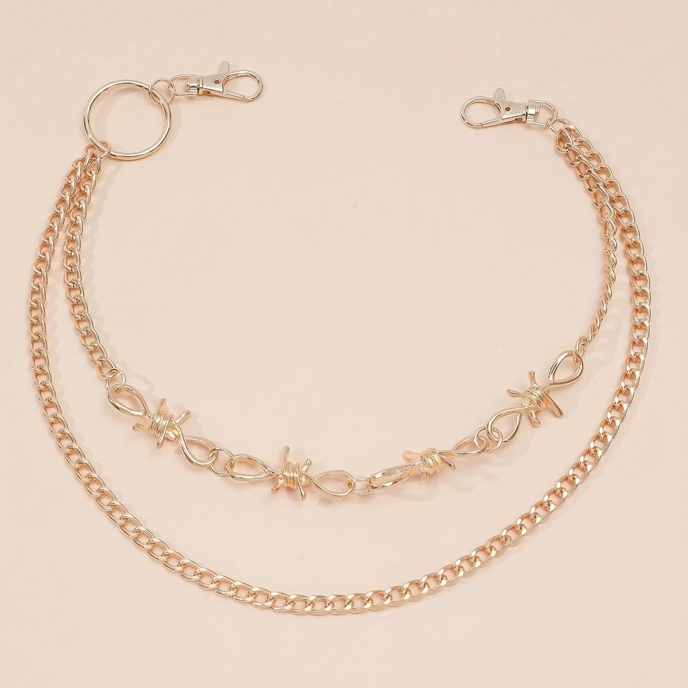 Golden Double Layer Pants Chain Body Jewelry