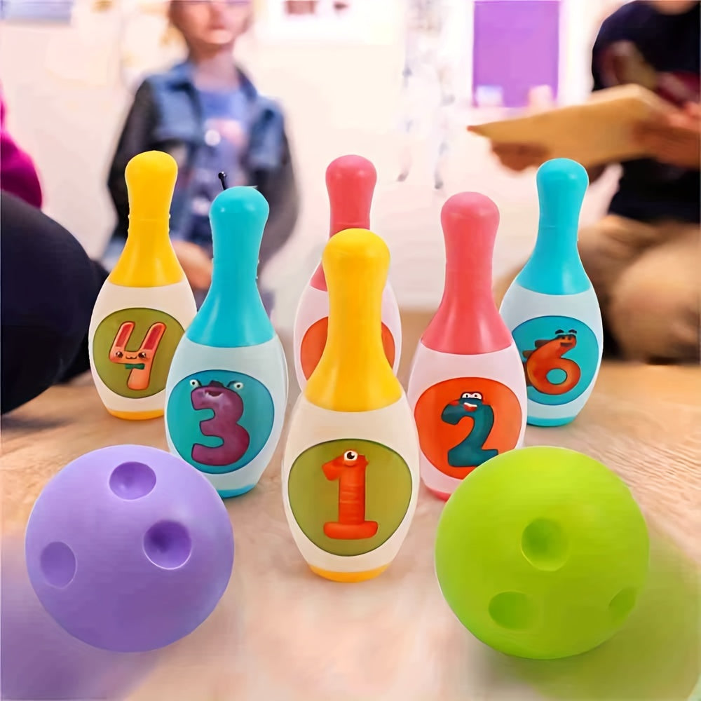 Mini Bowling Toy Interactive Leisure Indoor And Outdoor Sports Games