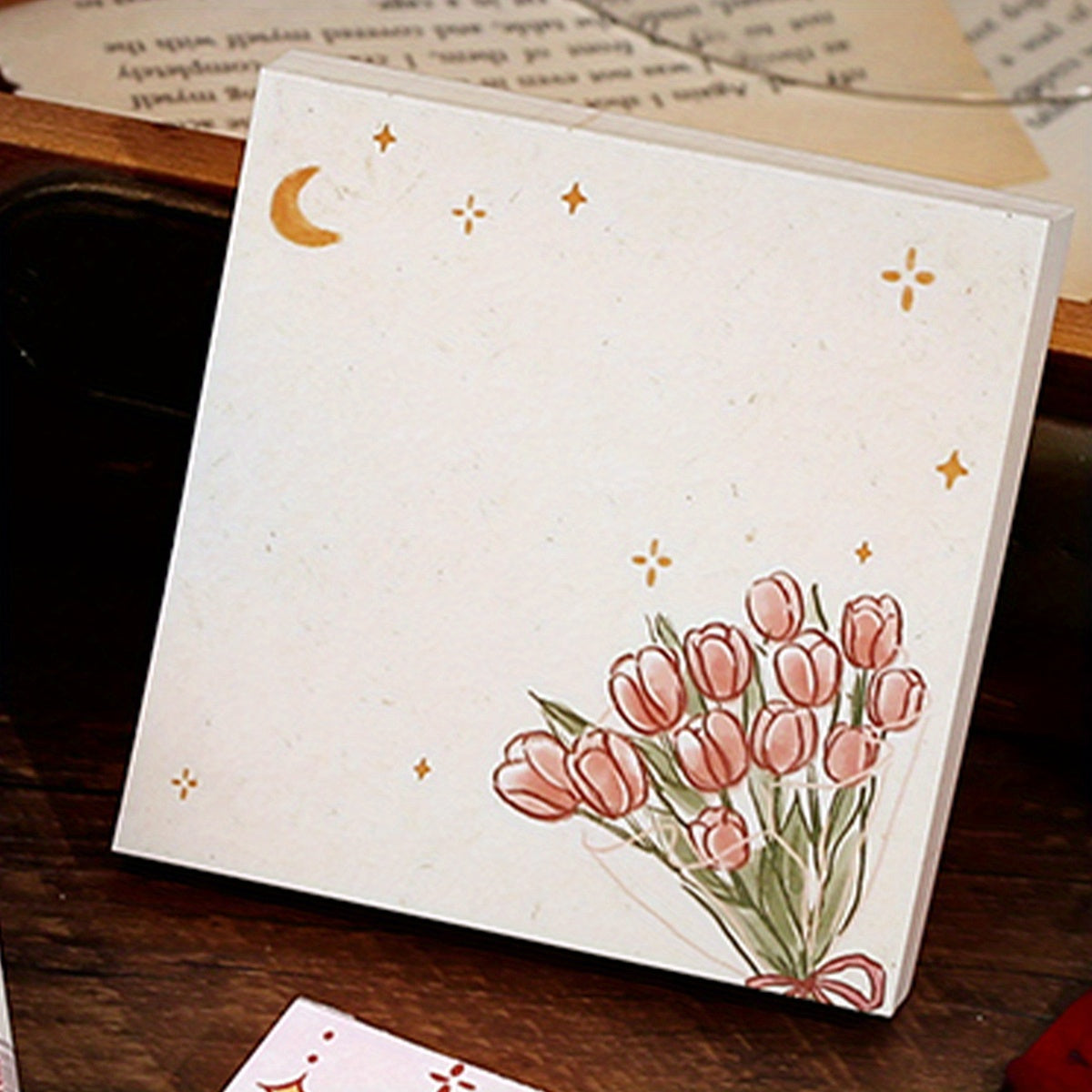 Galaxy Rose Poem Memo Pad Note Pad 100 Sheets Sticky Notes