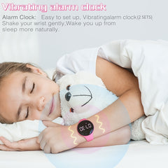 Kids Digital Pedometer Watch LED Fitness Tracker Alarm Stopwatch