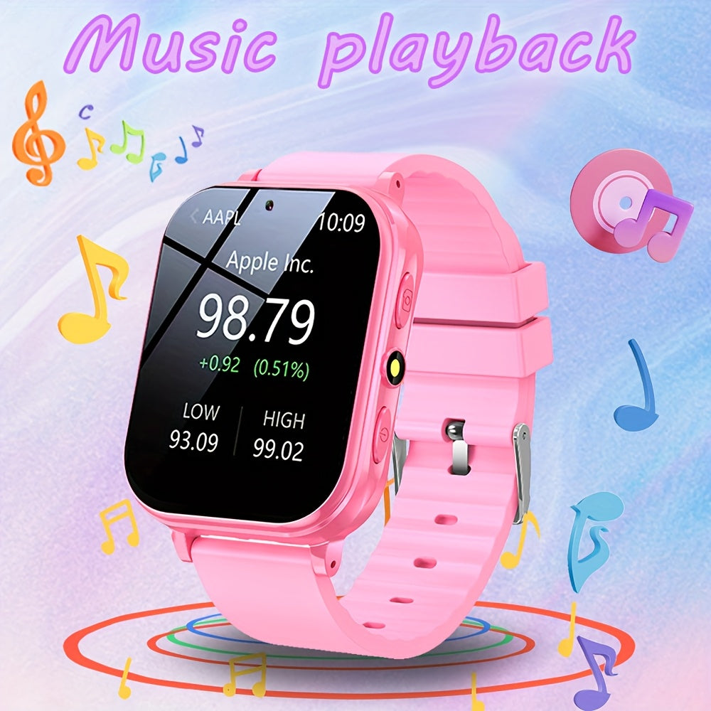 Kids Touch Screen Smart Watch, Educational Games, Voice Recorder, Music Playback