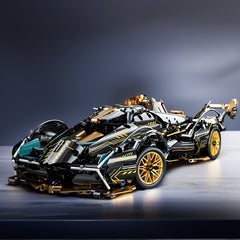 1330pcs Sports Car Model Kit DIY Assembly High ABS Plastic Vehicle Set