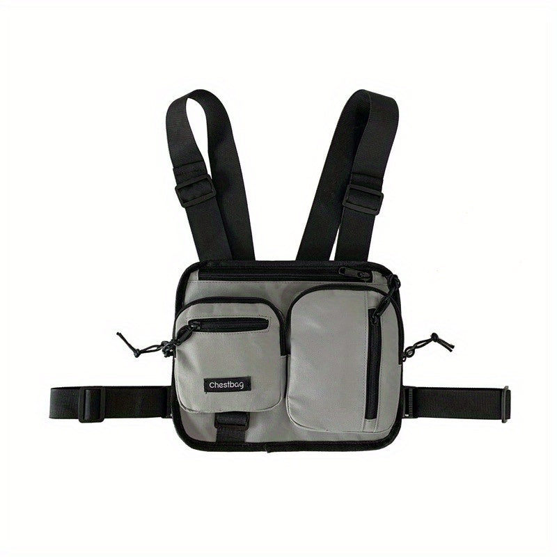 Men's Outdoor Waistcoat Chest Bag Sports Fitness Mobile Phone Bag