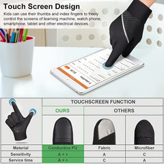 Kids Winter Gloves with Touch Screen & Reflective Designs