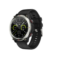 Round Smart Watch Silicone Band Full Touch Screen Wireless Calling Waterproof