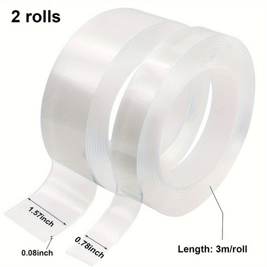 BOMEI PACK Double Sided Adhesive Tape Waterproof Reusable Wall Stickers 20mm