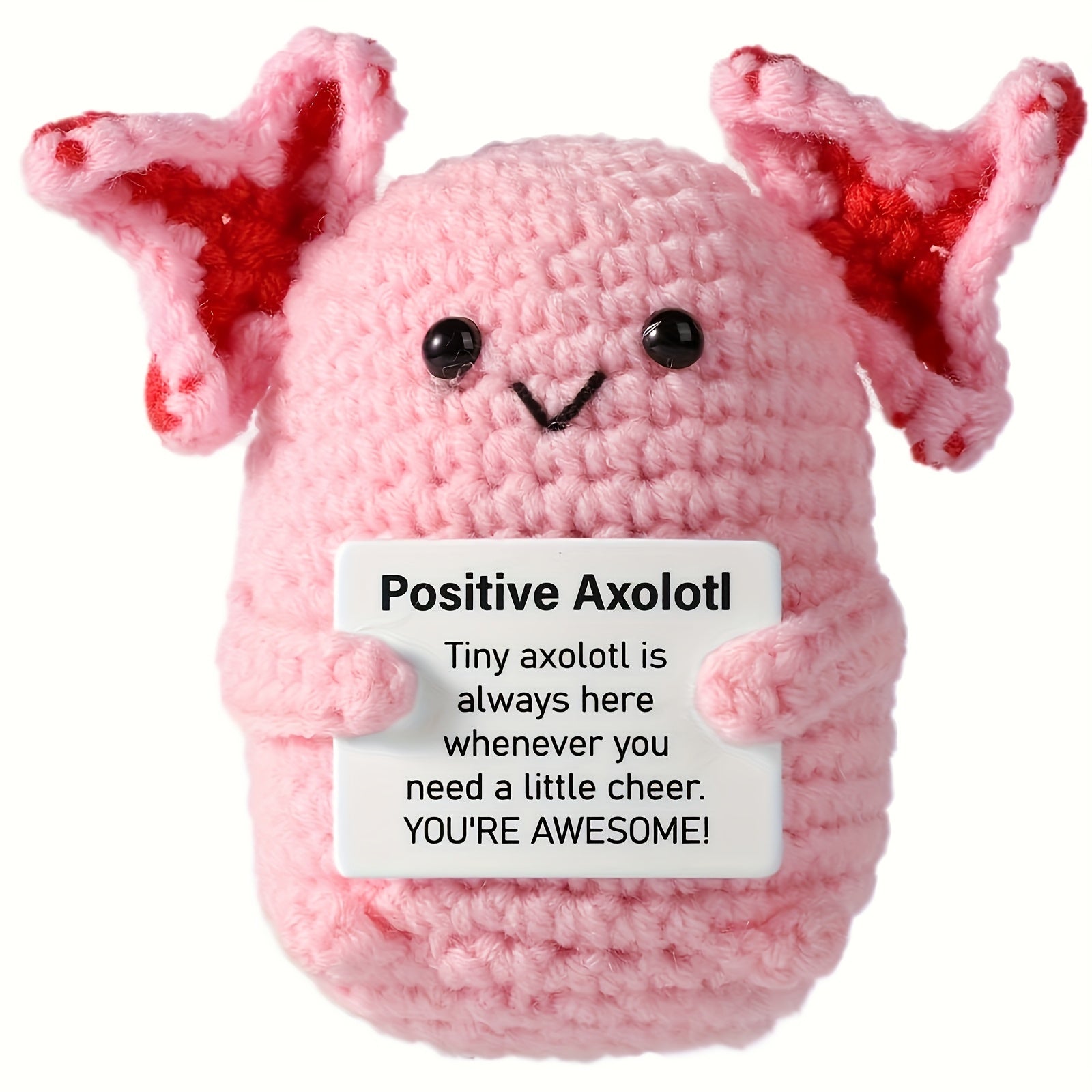 54 Inch Axolotl Crochet Creative Kit Soft Doll Mini Axolotl Crochet Toy