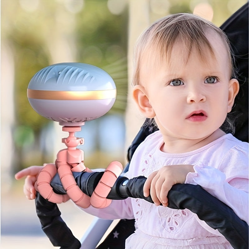On the Go P16 Portable Adjustable Fan with Flexible Tripod Clip