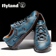 FLYLAND Men's Classic Stitch Loafer Shoes