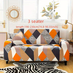 Stretch Printed Sofa Couch Cover Elastic Furniture Protector Slipcover