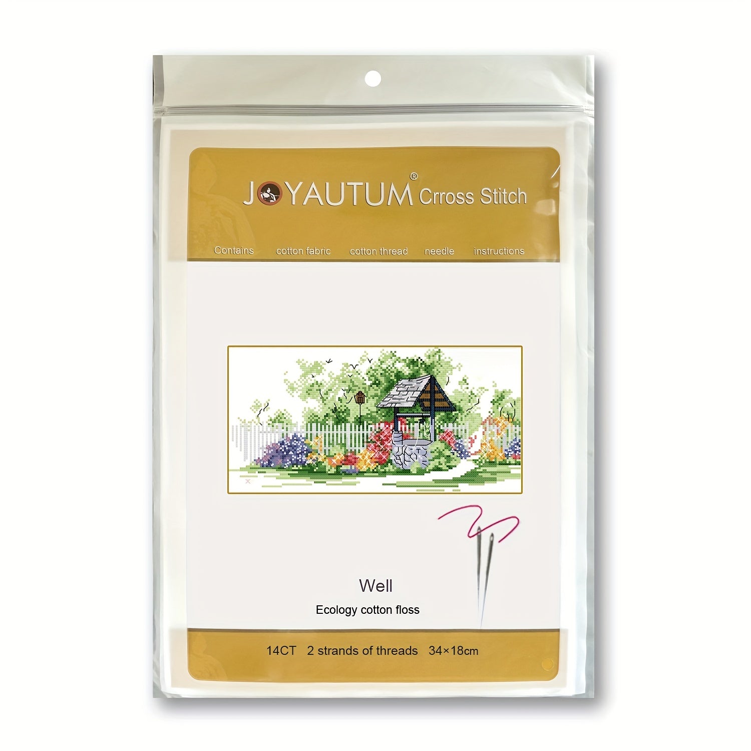 Home Well Cross Stitch Kit For Beginners - DIY Handwork